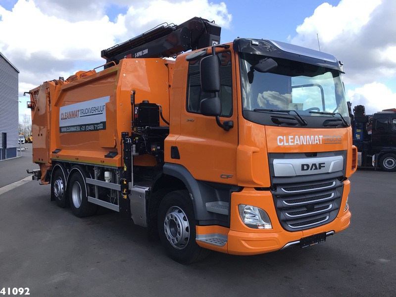 DAF FAN CF 340 Hiab 23 ton/meter laadkraan Welvaarts weighing system - 쓰레기차 : 사진 4 DAF FAN CF 340 Hiab 23 ton/meter laadkraan Welvaarts weighing system - 쓰레기차 : 사진 4