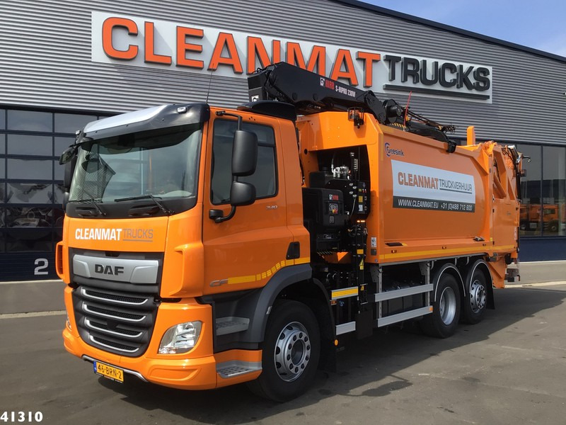 DAF FAN CF 340 Hiab 23 ton/meter laadkraan - 쓰레기차 : 사진 1 DAF FAN CF 340 Hiab 23 ton/meter laadkraan - 쓰레기차 : 사진 1