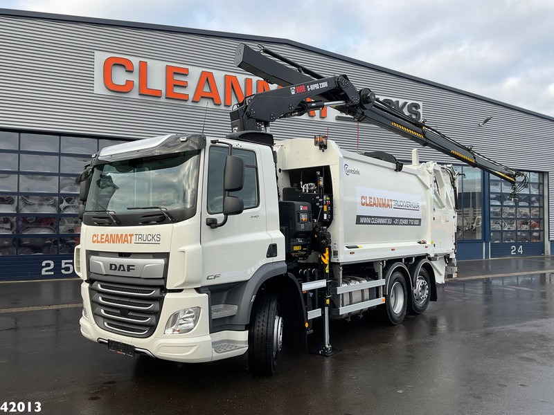 DAF FAN CF 340 Hiab 23 ton/meter laadkraan - 쓰레기차 : 사진 1 DAF FAN CF 340 Hiab 23 ton/meter laadkraan - 쓰레기차 : 사진 1
