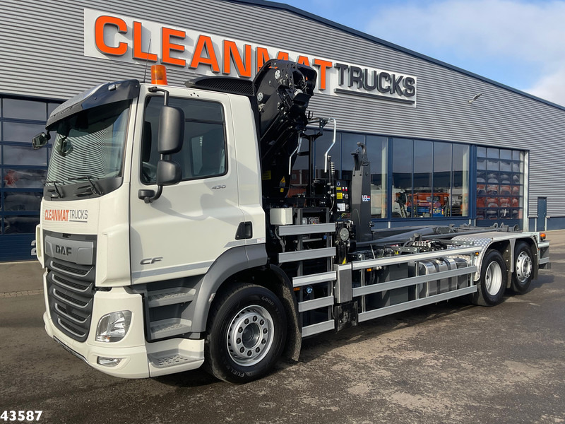 DAF FAN CF 430 Hiab 25 Tonmeter laadkraan - 후크 리프트 트럭, 크레인 트럭 : 사진 2 DAF FAN CF 430 Hiab 25 Tonmeter laadkraan - 후크 리프트 트럭, 크레인 트럭 : 사진 2