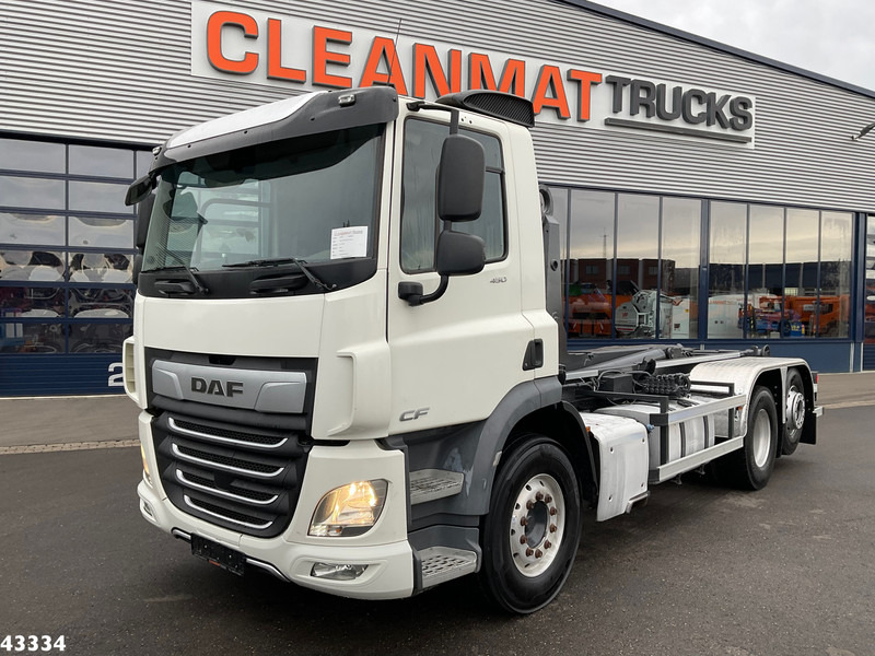 DAF FAN CF 450 Euro 6 ZF Intarder VDL 21 Ton haakarmsysteem - 후크 리프트 트럭 : 사진 2 DAF FAN CF 450 Euro 6 ZF Intarder VDL 21 Ton haakarmsysteem - 후크 리프트 트럭 : 사진 2