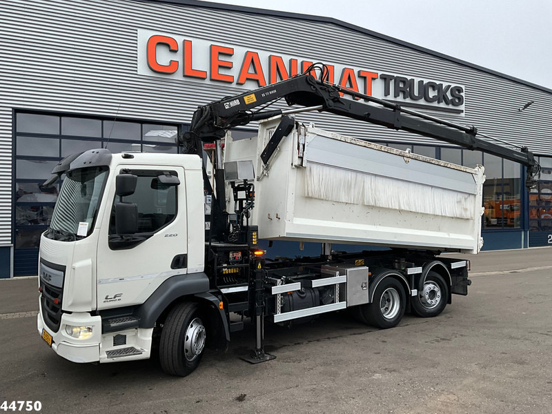DAF FAN LF 220 Euro 6 Hiab 11 Tonmeter laadkraan Just 166.649 Km! - 덤프트럭, 크레인 트럭 : 사진 1 DAF FAN LF 220 Euro 6 Hiab 11 Tonmeter laadkraan Just 166.649 Km! - 덤프트럭, 크레인 트럭 : 사진 1