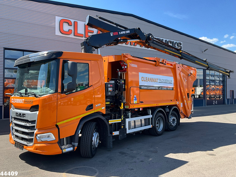 DAF FAN XD 340 Hiab 23 Tonmeter laadkraan - 쓰레기차 : 사진 1 DAF FAN XD 340 Hiab 23 Tonmeter laadkraan - 쓰레기차 : 사진 1