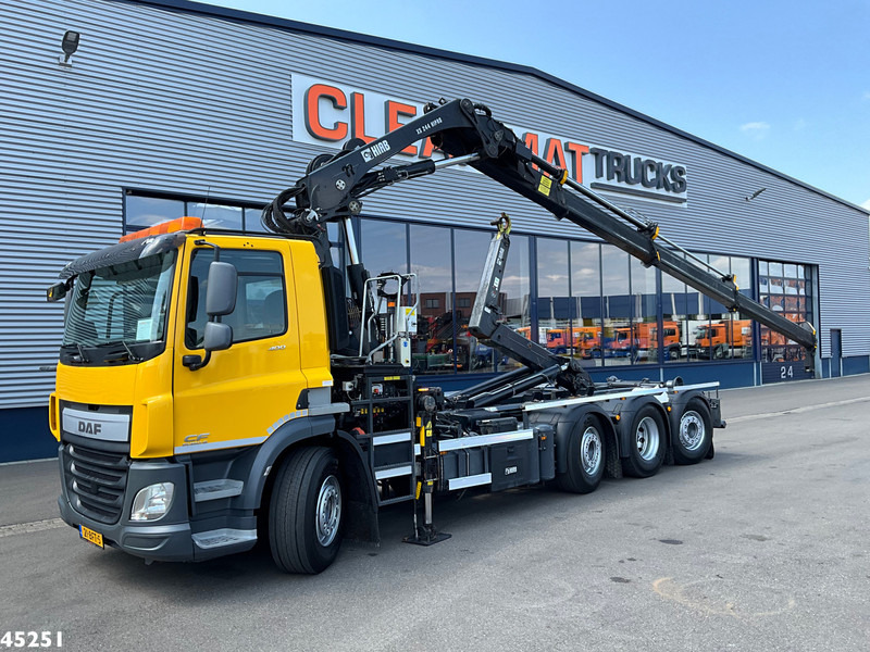 DAF FAQ СF 400 8x2 Euro 6 Hiab 24 Tonmeter laadkraan Just 147.273 km! - 후크 리프트 트럭, 크레인 트럭 : 사진 1 DAF FAQ СF 400 8x2 Euro 6 Hiab 24 Tonmeter laadkraan Just 147.273 km! - 후크 리프트 트럭, 크레인 트럭 : 사진 1