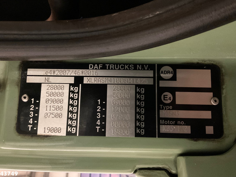 후크 리프트 트럭 DAF FAS CF 440 Euro 6 Hiab 21 Ton haakarmsysteem : 사진 19