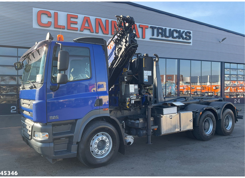 DAF FAT 85 CF 360 6x4 PM 25 Tonmeter laadkraan - 후크 리프트 트럭, 크레인 트럭 : 사진 2 DAF FAT 85 CF 360 6x4 PM 25 Tonmeter laadkraan - 후크 리프트 트럭, 크레인 트럭 : 사진 2