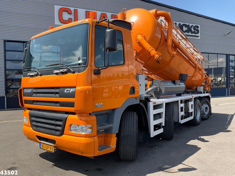 DAF FAX 85 CF 340 Droge stoffen blaas installatie Just 21.613 km! - 진공 흡입 트럭 : 사진 1 DAF FAX 85 CF 340 Droge stoffen blaas installatie Just 21.613 km! - 진공 흡입 트럭 : 사진 1