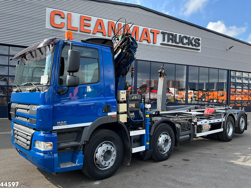 DAF FAX 85 CF 360 8x2 Euro 5 Hiab 16 Tonmeter laadkraan - 후크 리프트 트럭, 크레인 트럭 : 사진 2 DAF FAX 85 CF 360 8x2 Euro 5 Hiab 16 Tonmeter laadkraan - 후크 리프트 트럭, 크레인 트럭 : 사진 2