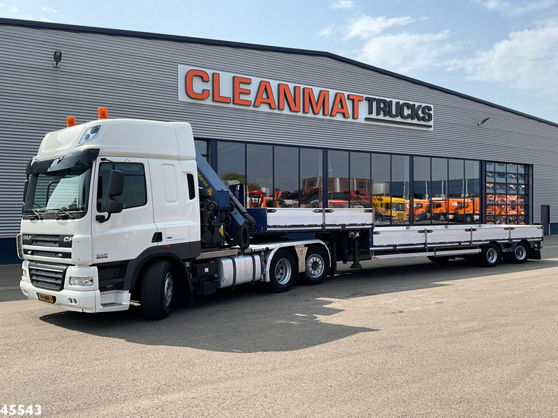 DAF FTN 85 CF 410 Palfinger 55 Tonmeter laadkraan + Pacton 2-assige oplegger met Tridec besturing - 트랙터 유닛 : 사진 2 DAF FTN 85 CF 410 Palfinger 55 Tonmeter laadkraan + Pacton 2-assige oplegger met Tridec besturing - 트랙터 유닛 : 사진 2