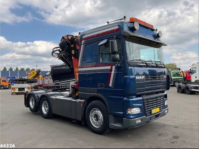 DAF FTS 95 XF 480 Manual Palfinger 36 Tonmeter laadkraan + Fly-Jib - 트랙터 유닛 : 사진 3 DAF FTS 95 XF 480 Manual Palfinger 36 Tonmeter laadkraan + Fly-Jib - 트랙터 유닛 : 사진 3