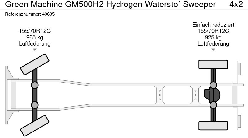 리스 Green machine GM500H2 Hydrogen Waterstof Sweeper Green machine GM500H2 Hydrogen Waterstof Sweeper : 사진 11