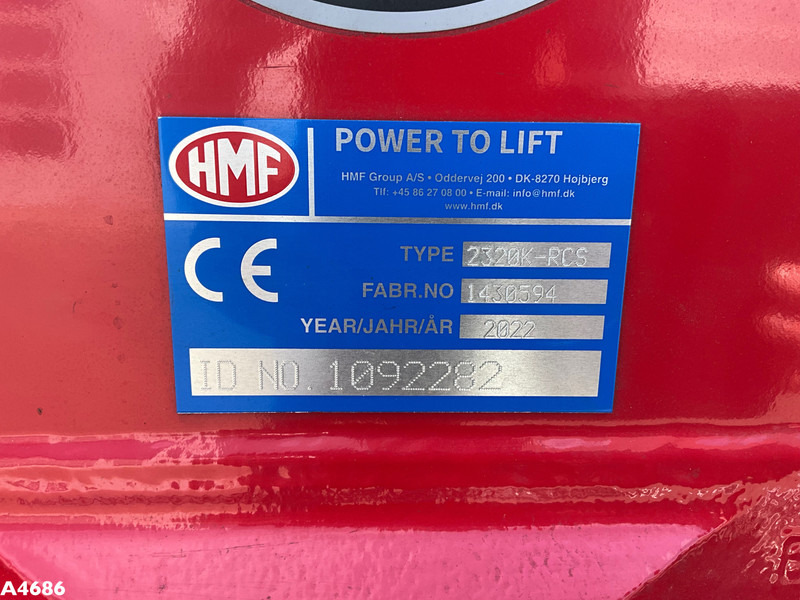 로더 크레인 HMF 23 Tonmeter laadkraan New and Unused! : 사진 9