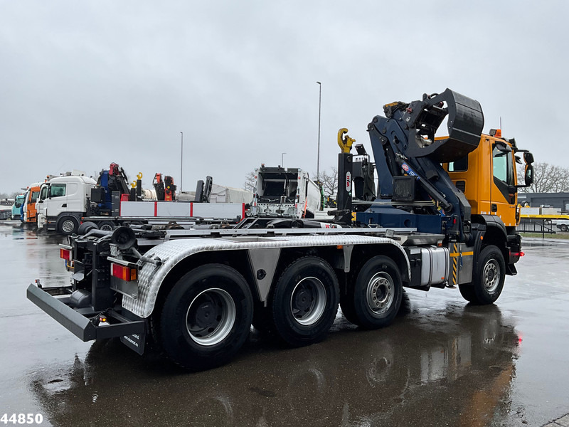 Iveco Trakker AD380T41W 8x6 Euro 6 HMF 19 Tonmeter Z-kraan - 후크 리프트 트럭, 크레인 트럭 : 사진 4 Iveco Trakker AD380T41W 8x6 Euro 6 HMF 19 Tonmeter Z-kraan - 후크 리프트 트럭, 크레인 트럭 : 사진 4