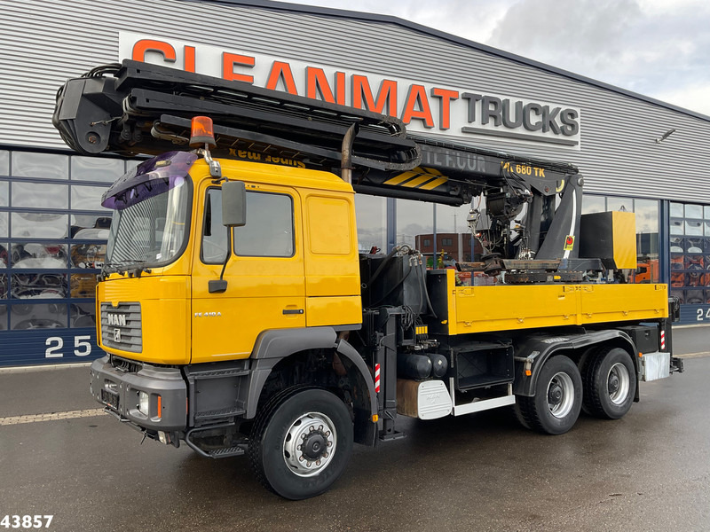 MAN F2000 6x6 Full Steel Manual Palfinger 68 Meter Dachdecker kran Just 54.133 km! - 크레인 트럭 : 사진 2 MAN F2000 6x6 Full Steel Manual Palfinger 68 Meter Dachdecker kran Just 54.133 km! - 크레인 트럭 : 사진 2
