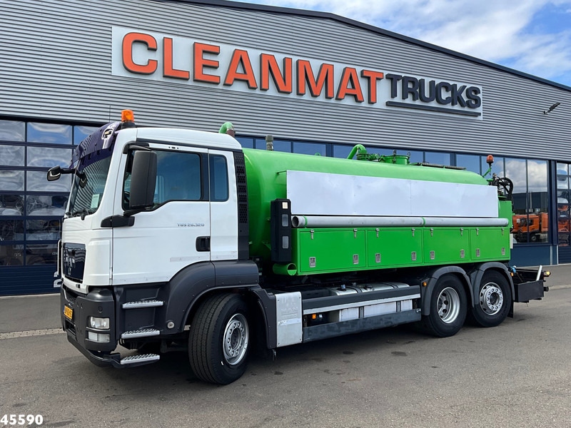 MAN TGS 26.320 Ipsam Hogedruk Spoelwagen - 진공 흡입 트럭 : 사진 2 MAN TGS 26.320 Ipsam Hogedruk Spoelwagen - 진공 흡입 트럭 : 사진 2