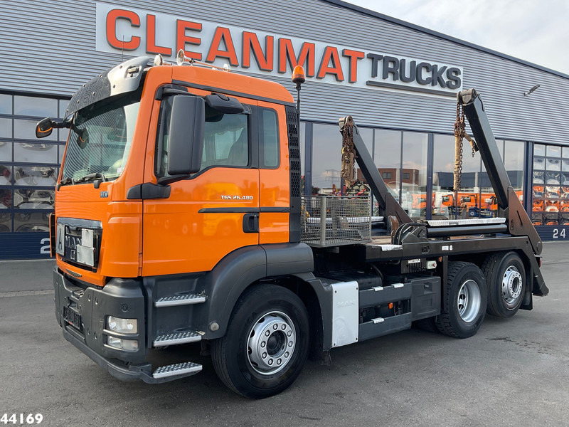 MAN TGS 26.480 VDL 18 Ton portaalarmsysteem - 스킵 로더 트럭 : 사진 2 MAN TGS 26.480 VDL 18 Ton portaalarmsysteem - 스킵 로더 트럭 : 사진 2