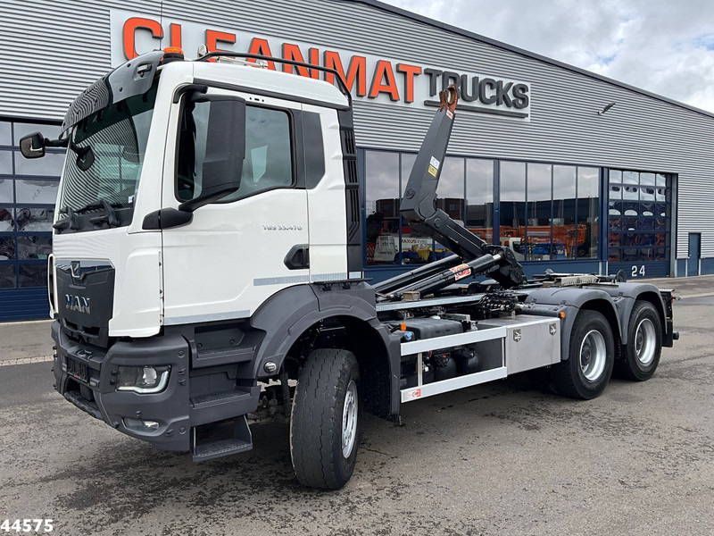 MAN TGS 33.470 6x4 Euro 6 Full Steel AJK 20 Ton haakarmsysteem - 후크 리프트 트럭 : 사진 1 MAN TGS 33.470 6x4 Euro 6 Full Steel AJK 20 Ton haakarmsysteem - 후크 리프트 트럭 : 사진 1