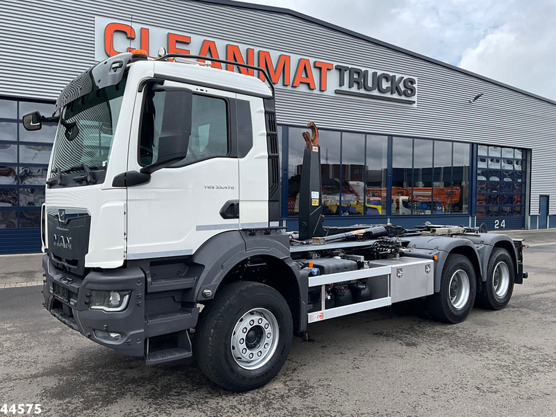 MAN TGS 33.470 6x4 Euro 6 Full Steel AJK 20 Ton haakarmsysteem - 후크 리프트 트럭 : 사진 2 MAN TGS 33.470 6x4 Euro 6 Full Steel AJK 20 Ton haakarmsysteem - 후크 리프트 트럭 : 사진 2