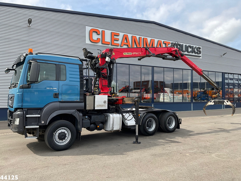 MAN TGS 33.480 6x6 Euro 6 Palfinger 27 Tonmeter boomkraan - 트랙터 유닛 : 사진 1 MAN TGS 33.480 6x6 Euro 6 Palfinger 27 Tonmeter boomkraan - 트랙터 유닛 : 사진 1