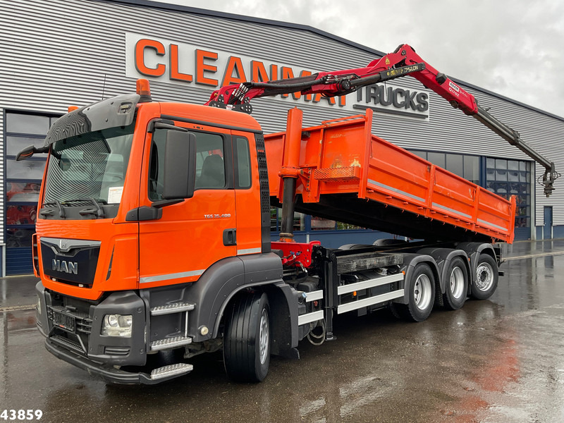 MAN TGS 35.400 8x4 Euro 6 Palfinger 17 Tonmeter Z-kraan - 덤프트럭, 크레인 트럭 : 사진 1 MAN TGS 35.400 8x4 Euro 6 Palfinger 17 Tonmeter Z-kraan - 덤프트럭, 크레인 트럭 : 사진 1