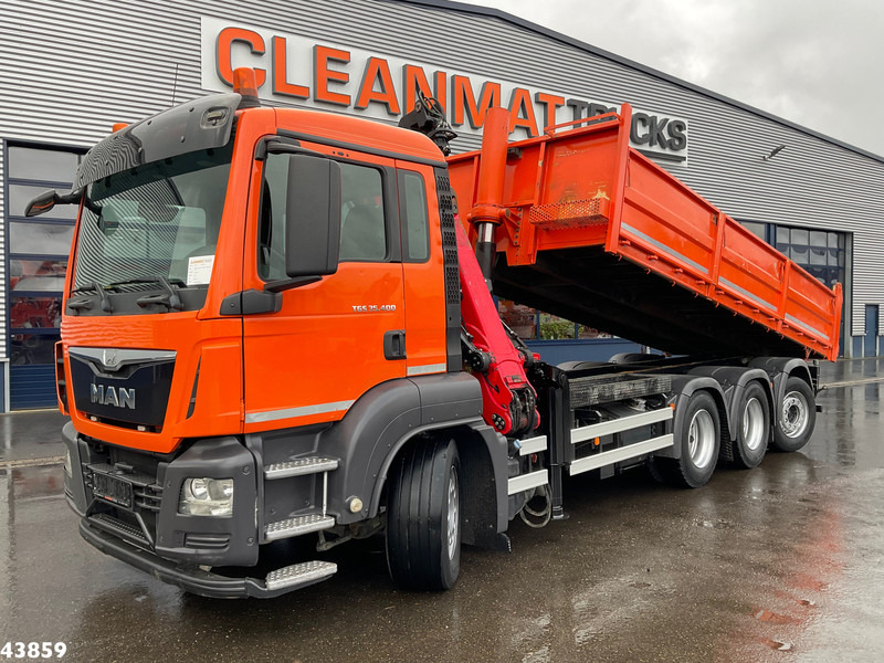 MAN TGS 35.400 8x4 Euro 6 Palfinger 17 Tonmeter Z-kraan - 덤프트럭, 크레인 트럭 : 사진 3 MAN TGS 35.400 8x4 Euro 6 Palfinger 17 Tonmeter Z-kraan - 덤프트럭, 크레인 트럭 : 사진 3