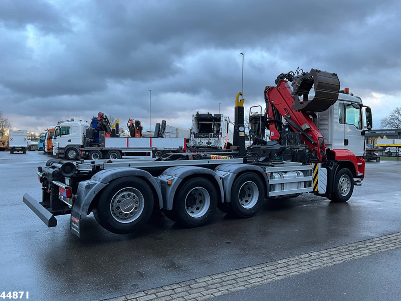 MAN TGS 35.440 8x4 HMF 16 Tonmeter Z-kraan - 후크 리프트 트럭 : 사진 4 MAN TGS 35.440 8x4 HMF 16 Tonmeter Z-kraan - 후크 리프트 트럭 : 사진 4