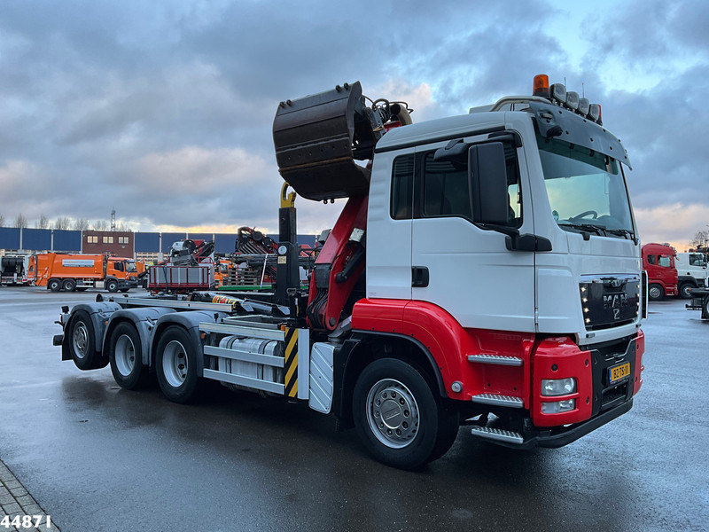 MAN TGS 35.440 8x4 HMF 16 Tonmeter Z-kraan - 후크 리프트 트럭 : 사진 5 MAN TGS 35.440 8x4 HMF 16 Tonmeter Z-kraan - 후크 리프트 트럭 : 사진 5