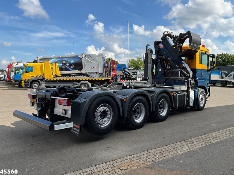 MAN TGS 35.440 8x4 HMF 16 Tonmeter Z-kraan - 후크 리프트 트럭, 크레인 트럭 : 사진 4 MAN TGS 35.440 8x4 HMF 16 Tonmeter Z-kraan - 후크 리프트 트럭, 크레인 트럭 : 사진 4
