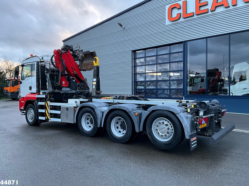 MAN TGS 35.440 8x4 HMF 16 Tonmeter Z-kraan - 후크 리프트 트럭 : 사진 2 MAN TGS 35.440 8x4 HMF 16 Tonmeter Z-kraan - 후크 리프트 트럭 : 사진 2