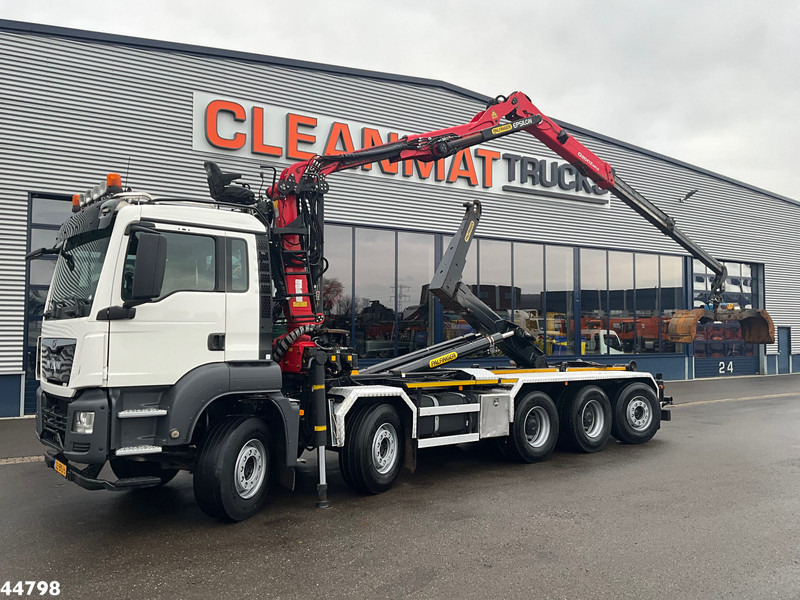 MAN TGS 35.460 10x4 Euro 6 Palfinger 20 Tonmeter Z-kraan - 후크 리프트 트럭, 크레인 트럭 : 사진 1 MAN TGS 35.460 10x4 Euro 6 Palfinger 20 Tonmeter Z-kraan - 후크 리프트 트럭, 크레인 트럭 : 사진 1