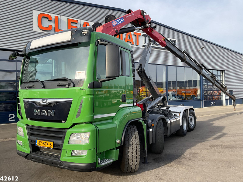 MAN TGS 35.460 8x2 Euro 6 HMF 26 Tonmeter laadkraan - 후크 리프트 트럭, 크레인 트럭 : 사진 1 MAN TGS 35.460 8x2 Euro 6 HMF 26 Tonmeter laadkraan - 후크 리프트 트럭, 크레인 트럭 : 사진 1