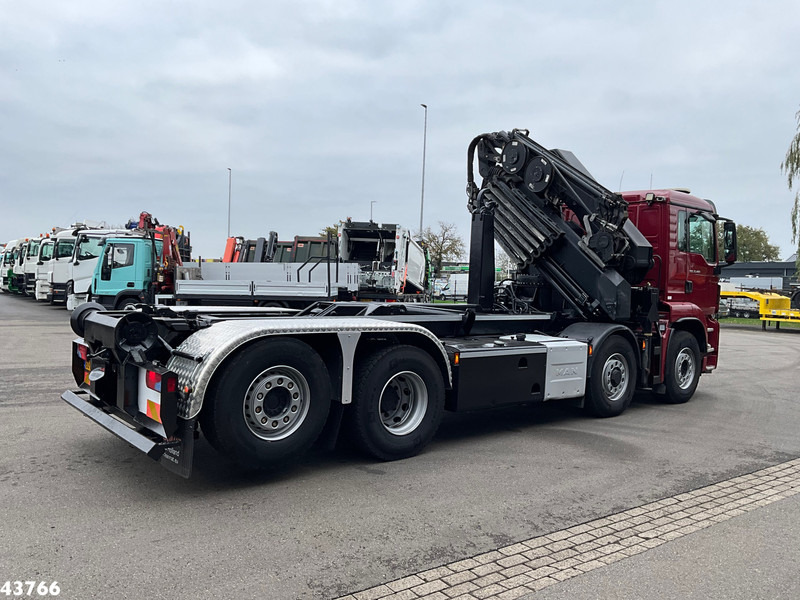 MAN TGS 35.480 8x4H Euro 6 HMF 40 Tonmeter laadkraan + Fly-Jib - 크레인 트럭 : 사진 4 MAN TGS 35.480 8x4H Euro 6 HMF 40 Tonmeter laadkraan + Fly-Jib - 크레인 트럭 : 사진 4
