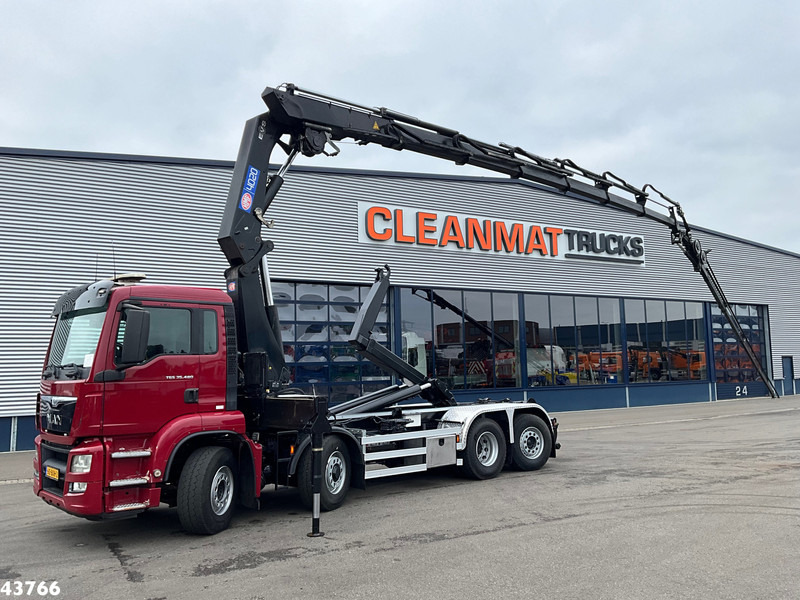 MAN TGS 35.480 8x4H Euro 6 HMF 40 Tonmeter laadkraan + Fly-Jib - 후크 리프트 트럭, 크레인 트럭 : 사진 1 MAN TGS 35.480 8x4H Euro 6 HMF 40 Tonmeter laadkraan + Fly-Jib - 후크 리프트 트럭, 크레인 트럭 : 사진 1