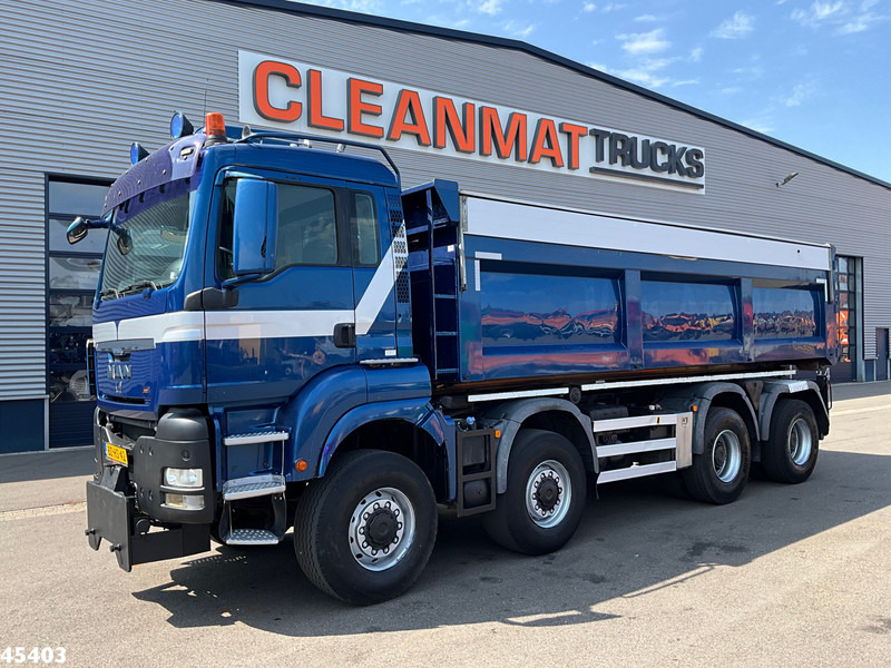 MAN TGS 43.440 8x8 HTS 30 Ton containersysteem + Vossebelt 20m³ container - 케이블 시스템 트럭 : 사진 1 MAN TGS 43.440 8x8 HTS 30 Ton containersysteem + Vossebelt 20m³ container - 케이블 시스템 트럭 : 사진 1