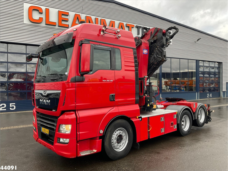 MAN TGX 28.510 HMF 50 Tonmeter laadkraan + Fly-Jib - 트랙터 유닛 : 사진 2 MAN TGX 28.510 HMF 50 Tonmeter laadkraan + Fly-Jib - 트랙터 유닛 : 사진 2