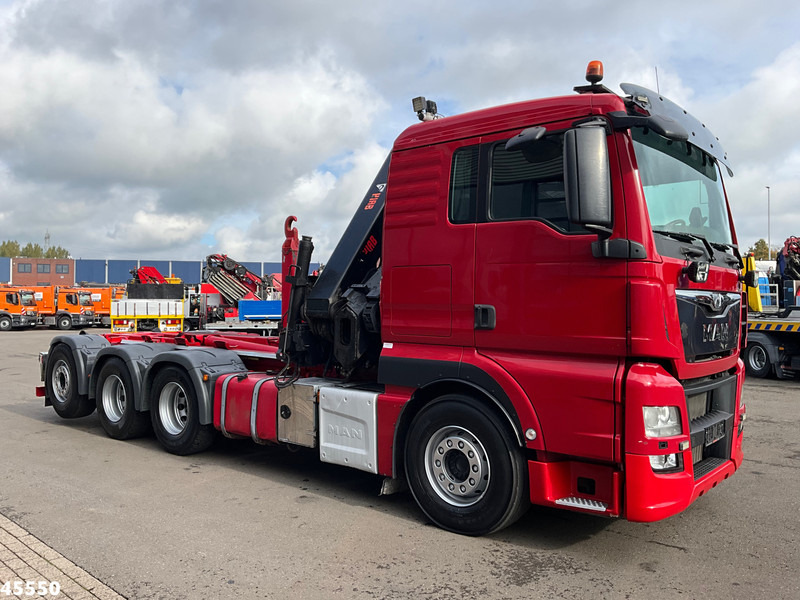 MAN TGX 35.480 8x4 Euro 6 Hiab 28 Tonmeter laadkraan - 후크 리프트 트럭, 크레인 트럭 : 사진 3 MAN TGX 35.480 8x4 Euro 6 Hiab 28 Tonmeter laadkraan - 후크 리프트 트럭, 크레인 트럭 : 사진 3