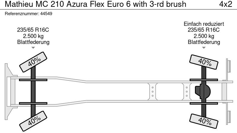 리스 Mathieu MC 210 Azura Flex Euro 6  with 3-rd brush Mathieu MC 210 Azura Flex Euro 6  with 3-rd brush : 사진 18