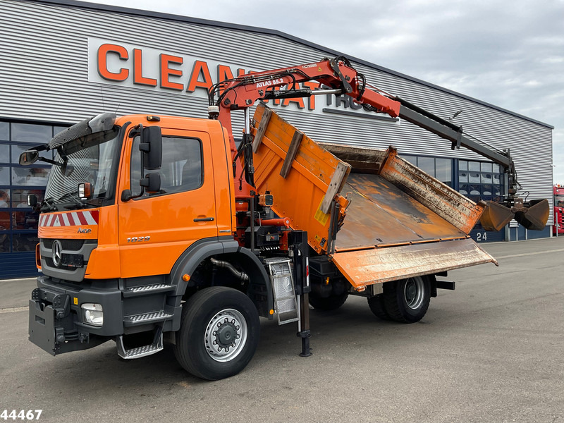 Mercedes-Benz 1829 AK 4x4 Atlas 8,5 Tonmeter laadkraan Manual Full steel - 덤프트럭, 크레인 트럭 : 사진 2 Mercedes-Benz 1829 AK 4x4 Atlas 8,5 Tonmeter laadkraan Manual Full steel - 덤프트럭, 크레인 트럭 : 사진 2