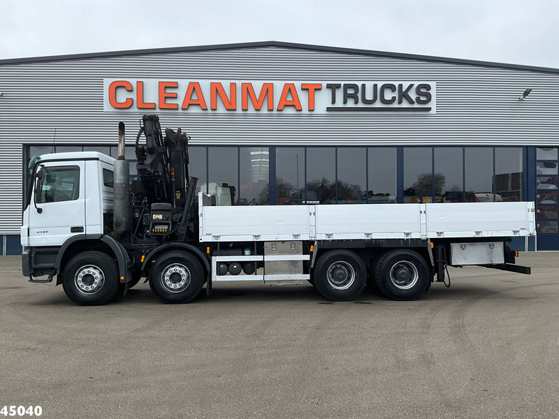 Mercedes-Benz Actros 4141 8x4 manual Hiab 32 Tonmeter laadkraan + Fly-jib - 크레인 트럭 : 사진 3 Mercedes-Benz Actros 4141 8x4 manual Hiab 32 Tonmeter laadkraan + Fly-jib - 크레인 트럭 : 사진 3