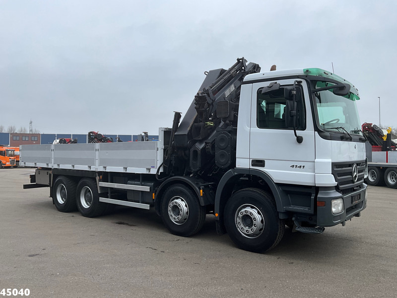 Mercedes-Benz Actros 4141 8x4 manual Hiab 32 Tonmeter laadkraan + Fly-jib - 크레인 트럭 : 사진 5 Mercedes-Benz Actros 4141 8x4 manual Hiab 32 Tonmeter laadkraan + Fly-jib - 크레인 트럭 : 사진 5