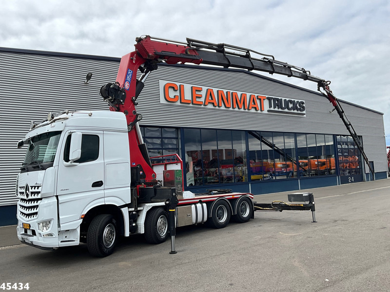 Mercedes-Benz Arocs 3251 8x4 Euro 6 Retarder HMF 85 Tonmeter laadkraan Fly-Jib - 크레인 트럭 : 사진 1 Mercedes-Benz Arocs 3251 8x4 Euro 6 Retarder HMF 85 Tonmeter laadkraan Fly-Jib - 크레인 트럭 : 사진 1