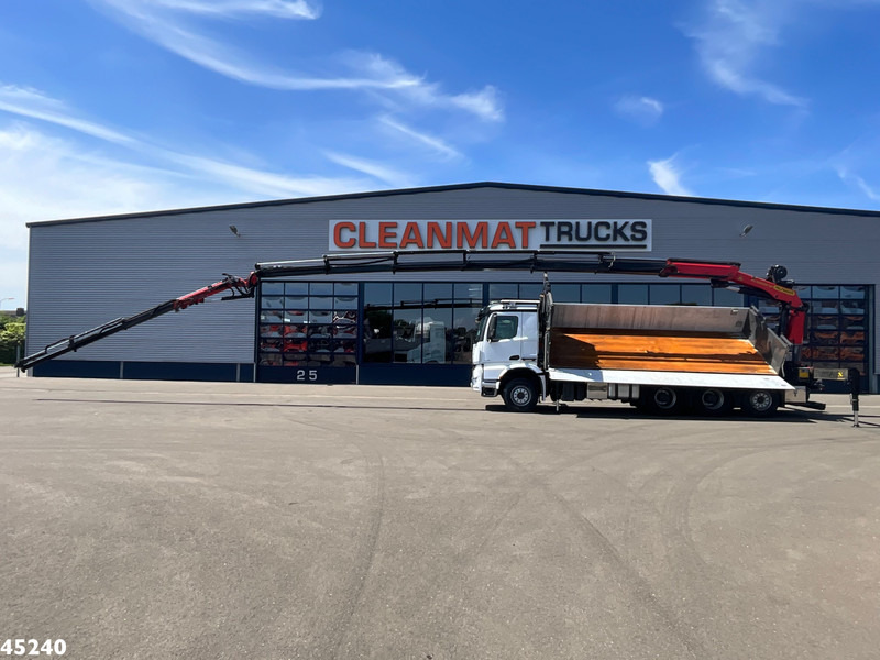 Mercedes-Benz Arocs 3251 8x4 Euro 6 Retarder Palfinger 34 Tonmeter laadkraan + Fly-Jib 2 zijdige kipper Just 146.766 km! - 덤프트럭, 크레인 트럭 : 사진 1 Mercedes-Benz Arocs 3251 8x4 Euro 6 Retarder Palfinger 34 Tonmeter laadkraan + Fly-Jib 2 zijdige kipper Just 146.766 km! - 덤프트럭, 크레인 트럭 : 사진 1