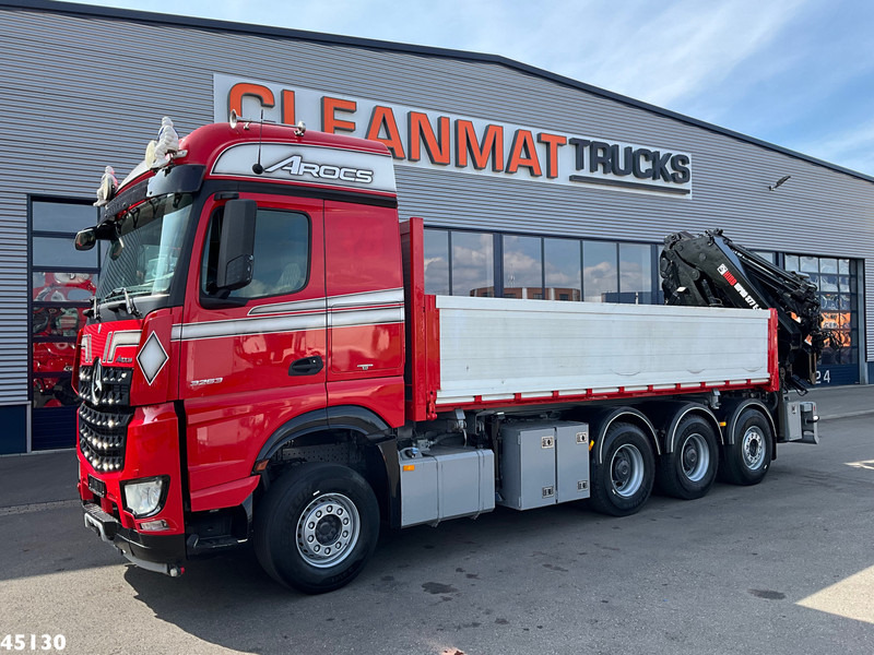 Mercedes-Benz Arocs 3263 8x4 Euro 6 Hiab 37 Tonmeter laadkraan + Fly-Jib - 덤프트럭, 크레인 트럭 : 사진 4 Mercedes-Benz Arocs 3263 8x4 Euro 6 Hiab 37 Tonmeter laadkraan + Fly-Jib - 덤프트럭, 크레인 트럭 : 사진 4
