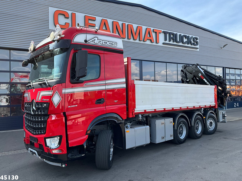 Mercedes-Benz Arocs 3263 8x4 Euro 6 Hiab 37 Tonmeter laadkraan + Fly-Jib - 덤프트럭, 크레인 트럭 : 사진 3 Mercedes-Benz Arocs 3263 8x4 Euro 6 Hiab 37 Tonmeter laadkraan + Fly-Jib - 덤프트럭, 크레인 트럭 : 사진 3