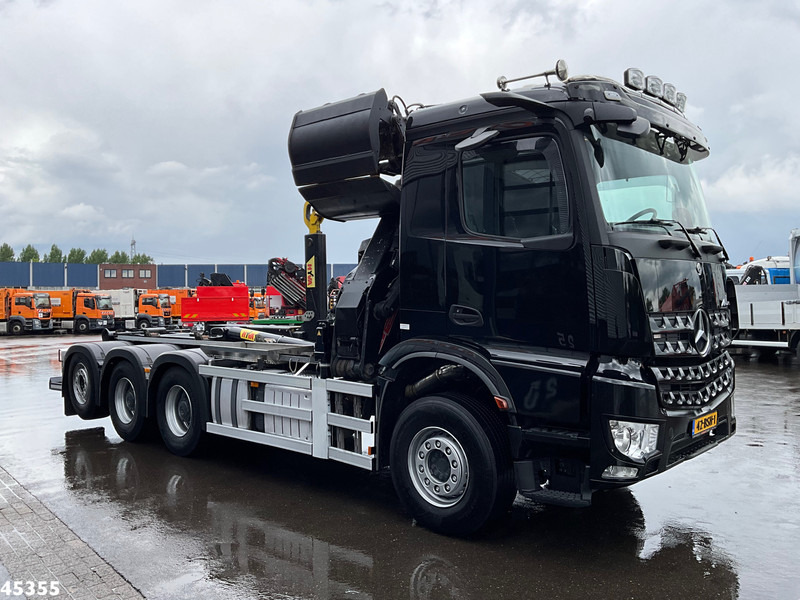Mercedes-Benz Arocs 3540 8x4 Euro 6 HMF 19 Tonmeter Z-kraan Just 118.906 Km! - 후크 리프트 트럭, 크레인 트럭 : 사진 5 Mercedes-Benz Arocs 3540 8x4 Euro 6 HMF 19 Tonmeter Z-kraan Just 118.906 Km! - 후크 리프트 트럭, 크레인 트럭 : 사진 5