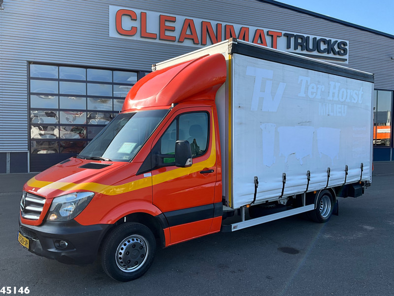 Mercedes-Benz Sprinter 516 Euro 6 Schuifzeilen laadbak DHollandia laadklep - 박스 트럭 : 사진 2 Mercedes-Benz Sprinter 516 Euro 6 Schuifzeilen laadbak DHollandia laadklep - 박스 트럭 : 사진 2