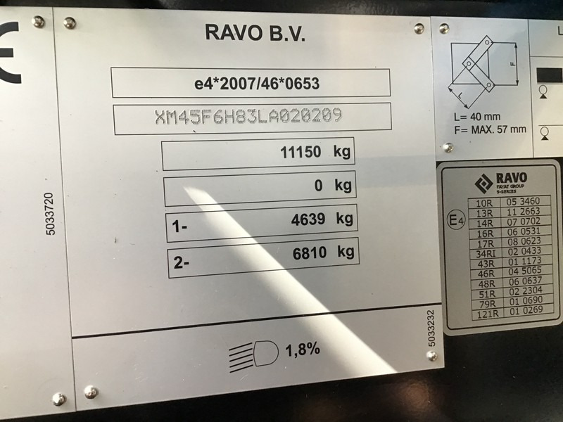 거리 청소 차량 Ravo 5-SERIES 580 with 3-rd brush : 사진 7
