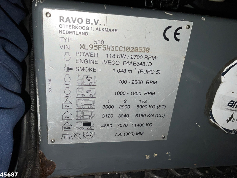 거리 청소 차량 Ravo 530 : 사진 17