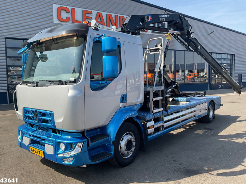 Renault D 240 Euro 6 HMF 10 Tonmeter laadkraan Just 66.850 km! - 후크 리프트 트럭, 크레인 트럭 : 사진 1 Renault D 240 Euro 6 HMF 10 Tonmeter laadkraan Just 66.850 km! - 후크 리프트 트럭, 크레인 트럭 : 사진 1