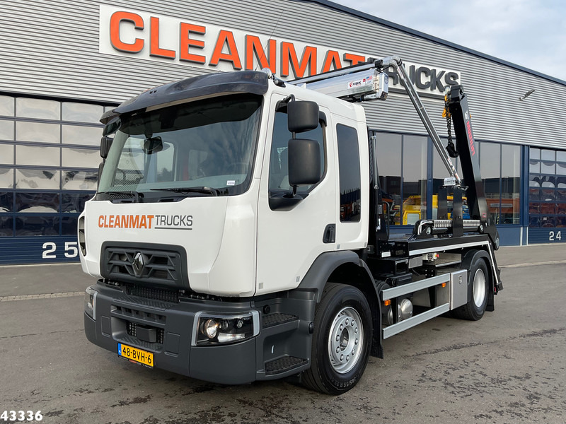 Renault D WIDE Multilift 12 Ton portaal - 스킵 로더 트럭 : 사진 1 Renault D WIDE Multilift 12 Ton portaal - 스킵 로더 트럭 : 사진 1